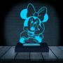 Imagem de Luminária Led 3d  Minnie Mickey Disney  Abajur Presente Criativo Decoração