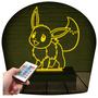 Imagem de Luminária Led 3D  Pokemon Eevee 1  Abajur  Presente Criativo Decoração