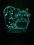 Imagem de Luminaria Led 3d, Totoro, Anime, Geek, 16 Cores controle remoto