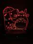 Imagem de Luminaria Led 3d, Totoro, Anime, Geek, 16 Cores controle remoto