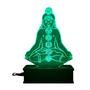 Imagem de Luminária Led 7 Chakras, Meditação, Abajur, 16 Cores, Decoração
