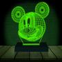 Imagem de Luminária Led Abajur  3D  Mickey Disney