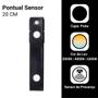 Imagem de Luminária Led Barra Pontual Usb Recarregável Sensor Preto 20cm