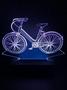 Imagem de Luminária Led, Bicicleta, Bike, Ciclista, 16 Cores+controle, Abajur, Decoração
