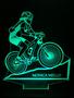 Imagem de Luminária Led, Bike, Bicicleta, Ciclismo, Ciclista, Decoração, Esporte, 16 cores, Presente