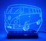 Imagem de Luminária Led de Mesa Kombi Corujinha ano 70 - Lado Motorista