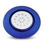 Imagem de Luminária LED de Piscina 18W Corpo Azul 12V 125mm encaixe de 3/4 LED RGB