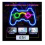 Imagem de Luminaria Led Gamer Formato Controle Joystick Para Quarto