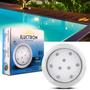 Imagem de Luminária LED Piscina 9 Leds 9W 990 Lúmens 12V 80mm Luz Azul Prova d'Água Uso Submerso