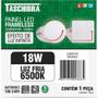 Imagem de Luminaria Led Plafon Taschibra Frameless Borda Infinita Externo Redondo 18W 6500K 12Cm