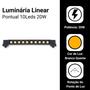 Imagem de Luminária Led Pontual Linear P/ Trilho 10led 20w Bivolt Preto Quente