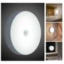 Imagem de Luminaria Led Redondo C/Sensor Movimento Recarregavel Usb