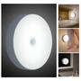 Imagem de Luminária Led (Redondo) S/ Fio Com Sensor Presença Usb Recarregáveis - luatek