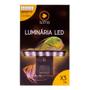 Imagem de Luminária Led Soma X3 Preta 5W Branco 110v