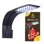 Imagem de Luminaria led soma x5 preta(10w)led branco/azul 127v