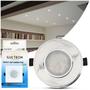 Imagem de Luminária LED Spot Embutir 18 Leds 6500K 400 LM 4W 110V-220V Branco Frio Redondo Cromado