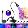 Imagem de Luminária Led Uv Recarregável Bivolt Para Unhas Portátil