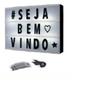 Imagem de Luminária Letreiro de Cinema Light Box Led 96 Letras Números Ícones