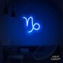 Imagem de luminaria letreiro Neon Led Signo Capricórnio 80x80 luminoso decoração p/ selfie
