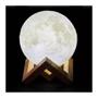 Imagem de Luminária Lua 3d Led Abajur  Decoração Quarto B