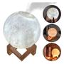 Imagem de Luminária Lua Cheia 3D Abajur Touch com Led Realista