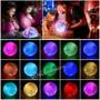 Imagem de Luminária Lua Cheia 3D Possui 16 Cores Com Efeito Usb Touch 15cm LEY2144