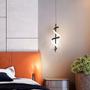 Imagem de Luminária Lustre LED 24 Watts 40cm Pendente Suspenso Espiral Ondulado Teto KJDD-L-014-PAI