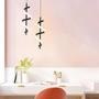 Imagem de Luminária Lustre LED 24 Watts 40cm Pendente Suspenso Espiral Ondulado Teto KJDD-L-014-PAI