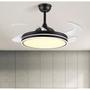 Imagem de Luminaria Lustre Ventilador de Teto Preto LED Bivolt Controle Remoto