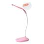Imagem de Luminária Mesa 3 Níveis Touch Sem Fio 14 Led Flexível Rosa