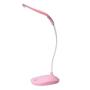 Imagem de Luminária Mesa 3 Níveis Touch Sem Fio 14 Led Flexível Rosa