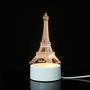 Imagem de Luminária  Mesa Led 3d Decorativo Torre Eiffel Botão Liga/Desliga EB61129