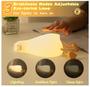 Imagem de Luminária Mesa Touch Com Sensor De Toque Lâmpada Noturna Abajur Silicone Quarto Infantil Recarregável Fofo Luz Led Pato Deitado