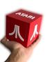 Imagem de Luminária Mini Abajur de Mesa Logo Atari Vermelho - Super 3D Games