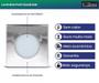 Imagem de Luminária Móveis Spot Point QUADRADA Fria 1,5w cor Cromada