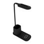 Imagem de Luminaria Multi Com Carregamento Wireless 10W, 3 Modos de Luz, Preto - CB161