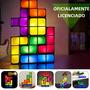 Imagem de Luminária Noturna 3D DIY Tangram com 7 Cores LED - Quebra-Cabeça Empilhável para Crianças e Adolescentes