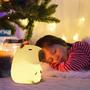 Imagem de Luminaria Noturna Infantil Bebê Silicone Capivara Abajur