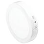 Imagem de Luminária Painel De Teto 24W Sobrepor Redonda Led 6500K Branco Frio Forro Pvc Gesso Quarto Cozinha Sala Banheiro