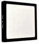 Imagem de Luminaria Painel Led Preto 18w Sobrepor Quadrada 3000K Slim