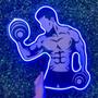 Imagem de Luminária Painel Neon Led Homem Musculação Academia