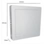 Imagem de Luminária Painel Plafon LED Branco Frio 12W Embutir Tensão 110V/220V 60043