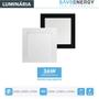 Imagem de Luminária Painel Plafon Led Embutir 40x40 36W 3000K Save Energy