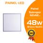 Imagem de Luminária Painel Plafon Premium Led Embutir 48w 62x62