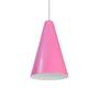 Imagem de Luminária Pendente Cone Com Interior Branco Brilho Com Fiação 110/220v