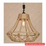 Imagem de Luminária Pendente de Corda Rústico Moderno com bocal E27 PC02