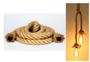 Imagem de Luminária Pendente Duplos Design Rustico Corda Bocal E27