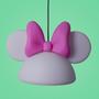 Imagem de Luminária Pendente Lustre Minnie Mouse Orelhas Preto Disney Decorativo Quarto Infantil Bebês Jovens Adolescentes Criança