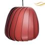 Imagem de Luminária Pendente Moderno Bivolt E27 Sala Mesa Ilha Bancada Safira 20cm Marsala