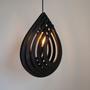 Imagem de Luminária Pendente Puzzle Gota Preto